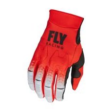 RUKAVICE EVOLUTION DST, FLY RACING - USA 2023 (ČERVENÁ/ŠEDÁ)