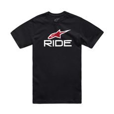 ALPINESTARS RIDE 4.0 CSF – VOĽNOČASOVÉ MOTO TRIČKO (ČIERNA/BIELA/ČERVENÁ)