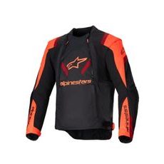 ALPINESTARS T-STUNT AIR – MOTOCYKLOVÁ BUNDA NA CESTNÚ JAZDU (ČIERNA/ČERVENÁ FLUO/ČERVENÁ) 2025