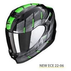 SCORPION PRILBA NA MOTOCYKEL EXO-520 EVO AIR MAHA, ČIERNA/ZELENÁ