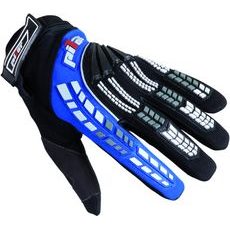 RUKAVICE PIONEER, PILOT, DETSKÉ (ČERNÁ/MODRÁ)