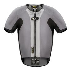 ALPINESTARS AIRBAGOVÁ VESTA TECH-AIR®5 SYSTÉM – AIRBAGOVÝ SYSTÉM NA MOTORKU (SIVÁ/ČIERNA) 2025