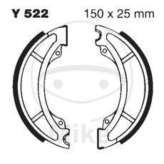 BRZDOVÉ ČEĽUSTE -SADA EBC Y522 NEOBSAHUJE PRUŽINY