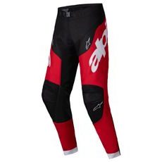 KALHOTY RACER VEIL, ALPINESTARS (ČERNÁ/ČERVENÁ) 2025