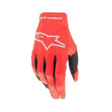 RUKAVICE RADAR, ALPINESTARS, DETSKÉ (ČERVENÁ/STRIEBORNÁ)