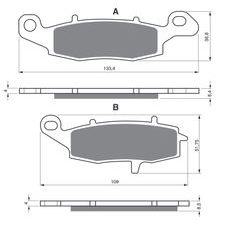 BRZDOVÉ OBLOŽENIE GOLDFREN 104 S33 STREET FRONT