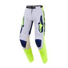 ALPINESTARS RACER AIR RIWAY – MOTOKROSOVÉ NOHAVICE NA MX A ENDURO (SVETLE SIVÁ/ŽLTÁ FLUO/MODRÁ) 2026