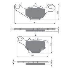 BRZDOVÉ OBLOŽENIE GOLDFREN 109 K5