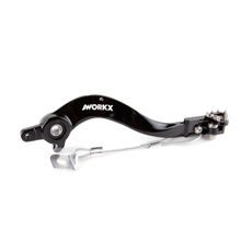 AWORKX PEDÁL ZADNEJ BRZDY (NOŽNÁ BRZDOVÁ PÁKA), ČIERNY – KTM EXC 125 / 200 / 250 / 300 '08–'16, EXC-F 250 / 450 '08–'16, EXC-F 350 / 500 '12–'16, SX 125 / 250 '08–'15, SX 144 '08, SX 150 '11–'15, SX-F 250 / 450 '08–'15, SX-F 350 '11–'15, SX-F 505 '08; HUS