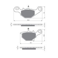 BRZDOVÉ OBLOŽENIE GOLDFREN 226 K1