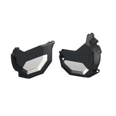 CLUTCH & ALTERNATOR COVER POLISPORT ČIERNA