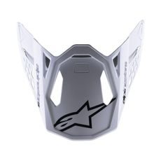 KŠILT PRO PŘILBY SUPERTECH S-M8 RADIUM 2, ALPINESTARS (ČERNÁ/BÍLÁ LESKLÁ)
