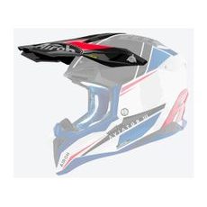 KŠILT PRO PŘILBU AVIATOR 3, AIROH (PUSH - MODRO ČERVENÝ LESKLÝ)