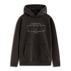 ALPINESTARS INFINITE WASHED OVERSIZED HOODIE – VOĽNOČASOVÁ MOTO MIKINA (SEPRANÁ ČIERNA)