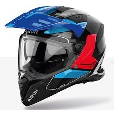 PŘILBA BANDIT TUNE, AIROH (MODRÁ/ČERVENÁ LESKLÁ) 2025