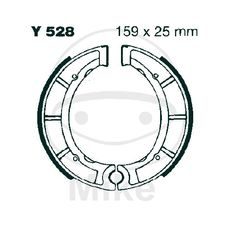 BRZDOVÉ ČEĽUSTE -SADA EBC Y528 VRÁTANE PRUŽÍN