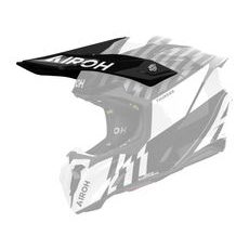 KŠILT PRO PŘILBU TWIST 3, AIROH (THUNDER - ČERNO BÍLÝ LESKLÝ)