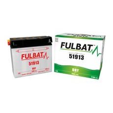 BATÉRIA 12 V, 51913, 19AH, 210A, KONVENČNÉ 186X81X170, FULBAT (VR. BALENIE ELEKTROLYTU)
