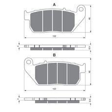 BRZDOVÉ OBLOŽENIE GOLDFREN 272 AD