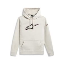 ALPINESTARS INSIGNIA HOODIE – VOĽNOČASOVÁ MOTO MIKINA (SVETLÁ OFF WHITE)