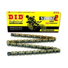MOTOKROS- ZÁVODNÁ D.I.D CHAIN 520DZ2 120 L ZLATÁ/ČIERNA