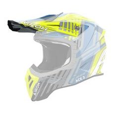 KŠILT PRO PŘILBU AVIATOR ACE 2, AIROH (PROUD - ŽLUTÝ LESKLÝ)