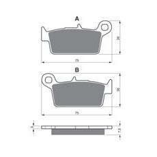 BRZDOVÉ OBLOŽENIE GOLDFREN 071 K5