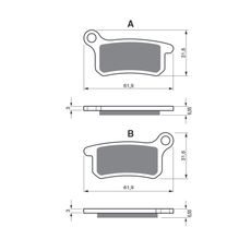 BRZDOVÉ OBLOŽENIE GOLDFREN 185 S3