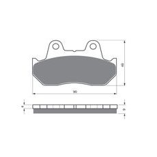 BRZDOVÉ OBLOŽENIE GOLDFREN 049 AD