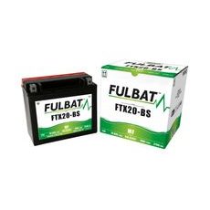 BATÉRIA 12 V, YTX20-BS, 18AH, 270A, BEZÚDRŽBOVÁ MF AGM 175X87X155 FULBAT (VR. BALENIE ELEKTROLYTU)