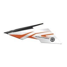 ŠILT PRE PRILBY SYNCHRÓNMI STEEL, MT - ŠPANIELSKO (ČERNÁ/BÍLÁ/ORANŽOVÁ, SADA VR. SKRUTIEK)