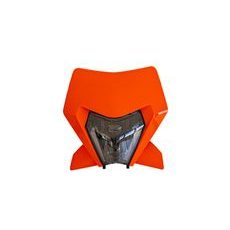 PREDNÁ MASKA VRÁTANE LED SVETLÁ KTM, RTECH (ORANŽOVÁ)