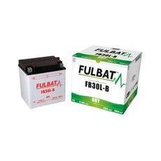 BATÉRIA 12 V, YB30L-B, 31,5AH, 300A, KONVENČNÉ 168X132X176 FULBAT (VR. BALENIE ELEKTROLYTU)