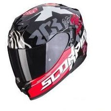 SCORPION PRILBA NA MOTOCYKEL EXO-520 EVO AIR ROK BAGOROS, ČIERNA/BIELA/ČERVENÁ