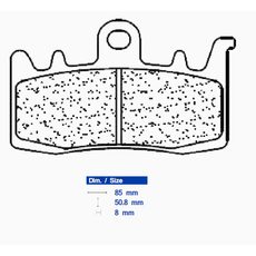 BRZDOVÉ OBLOŽENIE CL BRAKES 1232 XBK5