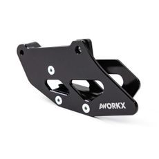 AWORKX VODIDLO REŤAZE (VODÍTKO REŤAZE), ČIERNE – KTM EXC 150 / 250 TBI '24–'25, EXC 300 TBI '24–'26, EXC-F 250 / 350 / 450 / 500 '24–'26, SX 125 / 250 '23–'26, SX 150 '25, SX 300 '25–'26, SX-F 250 / 350 / 450 '23–'26; HUSQVARNA FC 250 / 450 '23–'26, FC 35