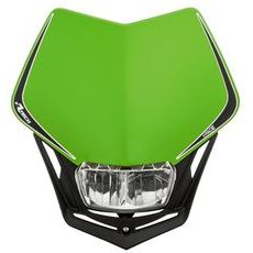 UNI PREDNÁ MASKA VRÁTANE SVETLÁ V-FACE FULL LED, RTECH (ZELENÁ/ČIERNA)