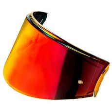 PLEXI PRE PRILBY MULTIFLIP S PRÍPRAVOU PRE PINLOCK, CASSIDA (ZRKADLOVÉ ČERVENÉ REVO)