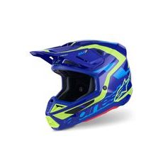 PRILBA SM7 DEED, ALPINESTARS (MODRÁ/ŽLUTÁ FLUO) 2026