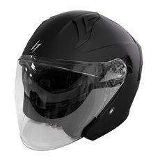 OPEN FACE HELMET STORMER RUN ČIERNA MATNÁ S