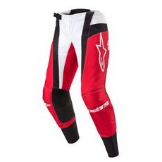 KALHOTY TECHSTAR OCURI, ALPINESTARS (ČERVENÁ/BÍLÁ/ČERNÁ) 2024