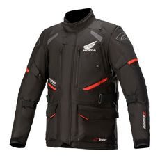 BUNDA ANDES DRYSTAR HONDA KOLEKCE 2022, TECH-AIR 5 KOMPATIBILNÝ, ALPINESTARS (ČERNÁ/ČERVENÁ)