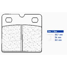 BRZDOVÉ OBLOŽENIE CL BRAKES 2332 XBK5