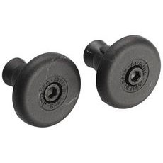 ZÁSLEPKA RIADIDIEL OCEĽ (PRE VNÚTORNÝ PRIEMER OD 16 MM), DOMINO (2 KS, ČIERNA)