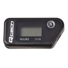 MERAČ MOTOHODÍN BEZDRÔTOVÝ S NULOVATELNÝM POČÍTADLOM, Q-TECH (ČIERNY)