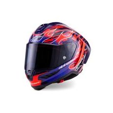 PŘILBA SUPERTECH R10 FLYTE LIMITOVANÁ EDICE JORGE MARTIN, ALPINESTARS (FIALOVÁ/ČERVENÁ) 2026