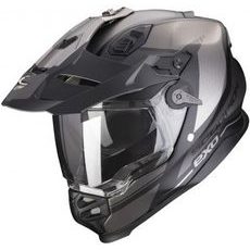 SCORPION PRILBA NA MOTOCYKEL ADF-9000 AIR TRAIL, MATNÁ ČIERNA/STRIEBORNÁ