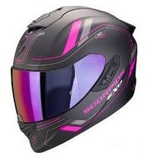 SCORPION PRILBA NA MOTOCYKEL EXO-1400 EVO II CARBON AIR MIRAGE, ČIERNA/RUŽOVÁ