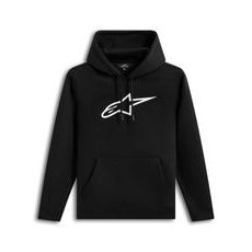 ALPINESTARS AGELESS HOODIE 3 – VOĽNOČASOVÁ MOTO MIKINA (ČIERNA/BIELA)