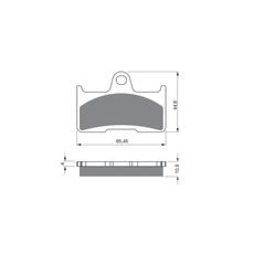 BRZDOVÉ OBLOŽENIE GOLDFREN 281 S3